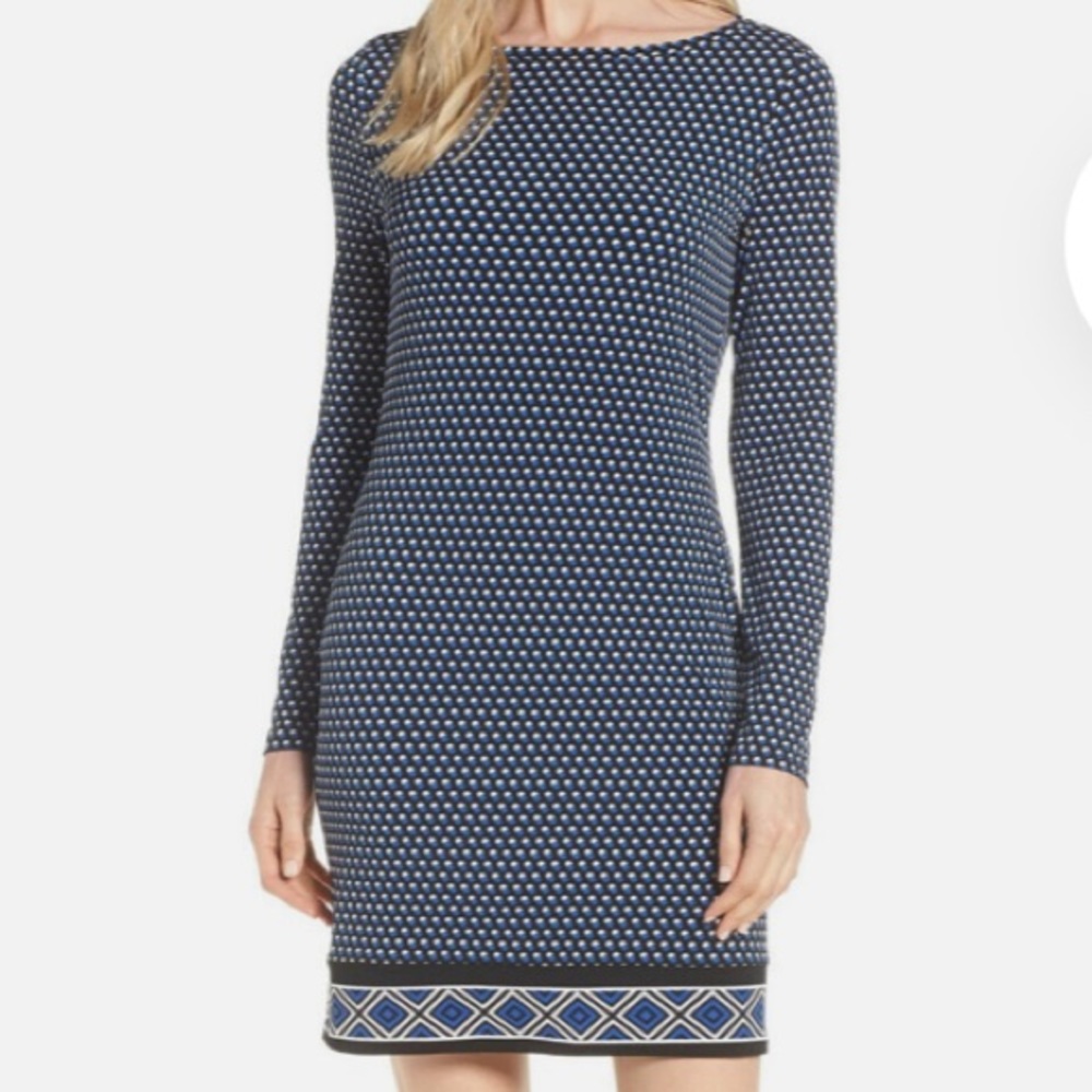 MICHAEL Michael Kors Black/blue print Dress excellent condition